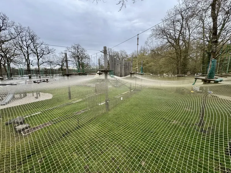 Accro Spider restoration, Accro Dombes park, Ain